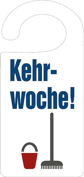 Türanhänger »Kehrwoche«