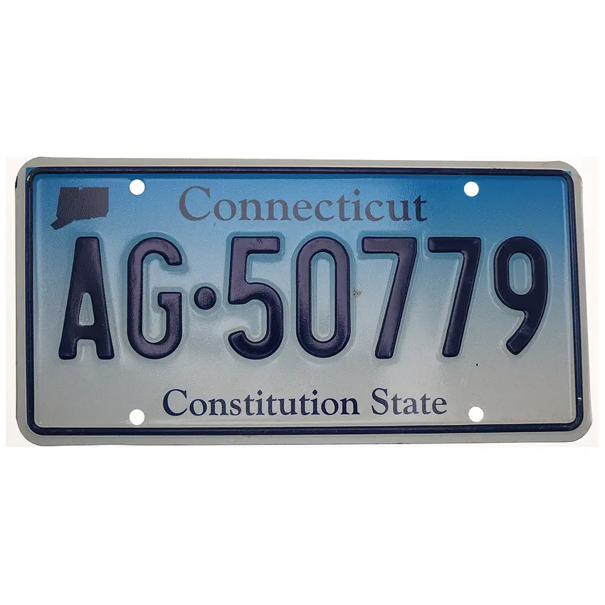 US Kennzeichen Connecticut- original Nummernschild aus den USA
