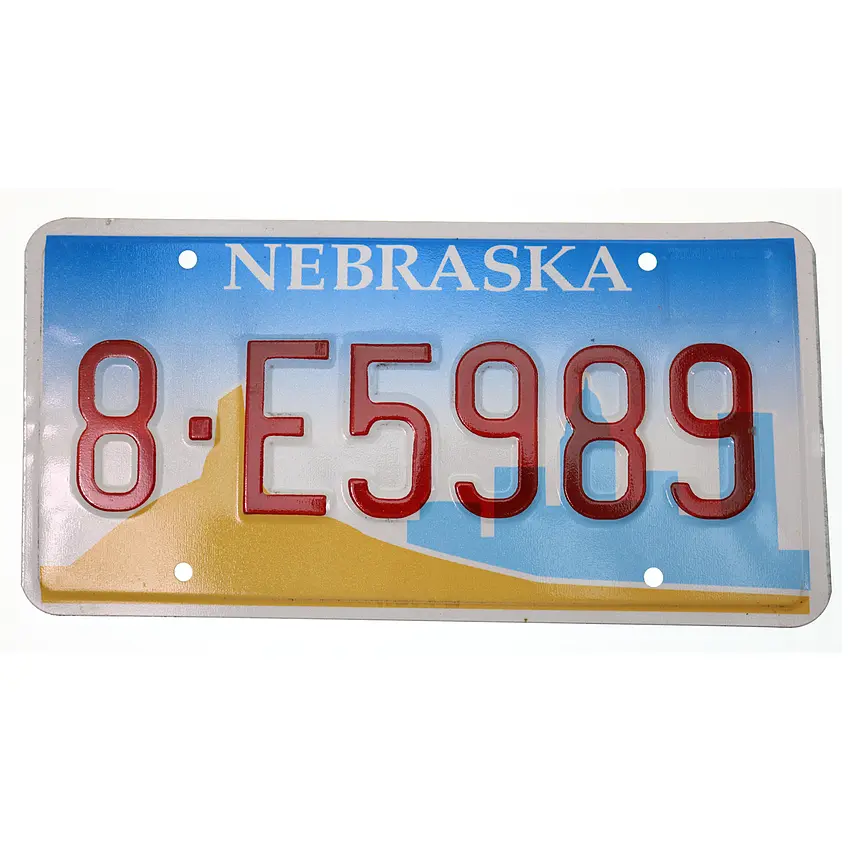 US Kennzeichen Nebraska - original Nummernschild aus den USA