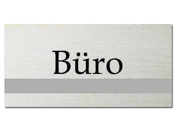 Türschild - Büro - ClassicLine - Größe: 200 x 100 mm