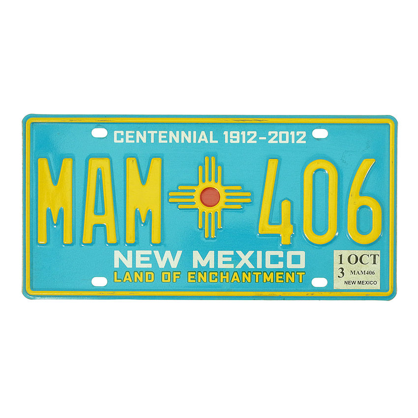 Nummernschild New Mexico - Centennial 1912-2012