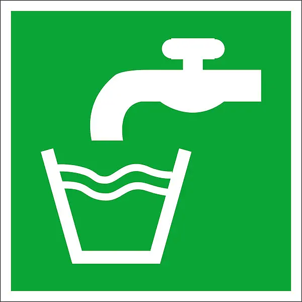 Fluchtwegschild »Trinkwasser«