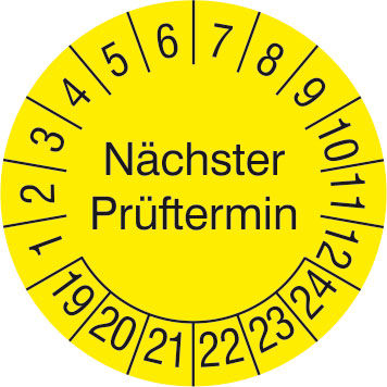 Prfplakette Nchster Prftermin 