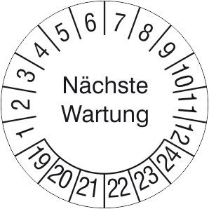 Prfplakette Nchste Wartung