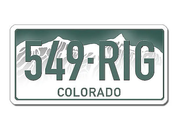 Colorado - Autokennzeichen USA mit Wunschtext bedruckt 30 x 15 cm - Schilder  online kaufen