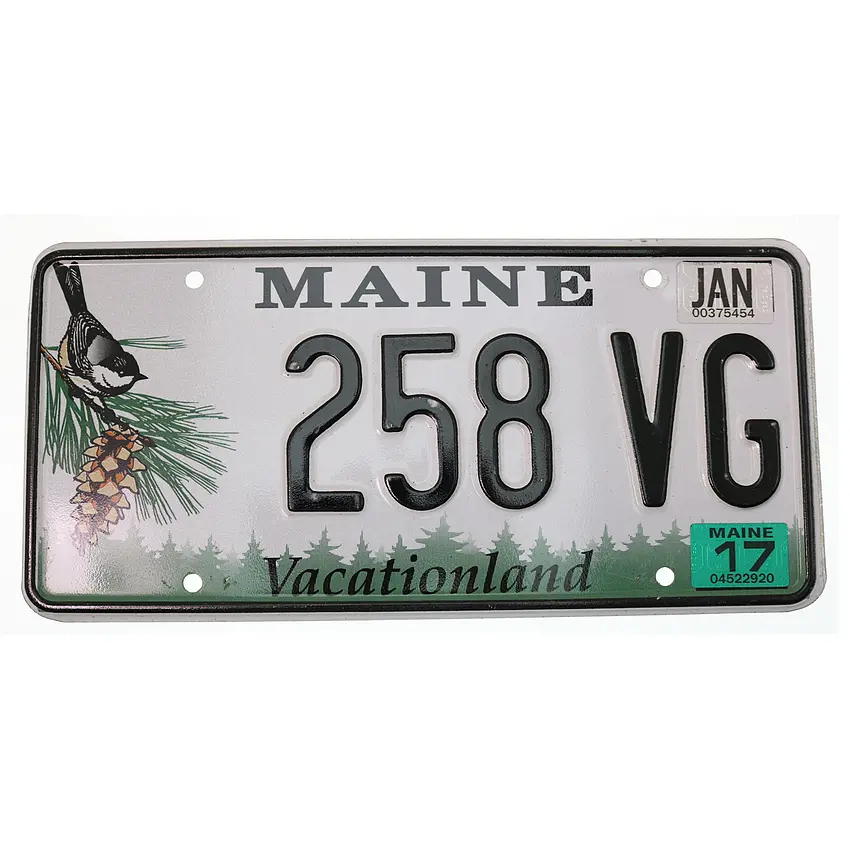 US Kennzeichen Vermont - original Nummernschild aus den USA