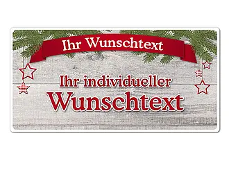 Dekoschild mit Wunschtext Serie Hüttentraum