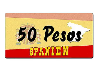 Länderkennzeichen Spanien