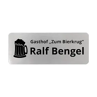 Namensschild mit Magnet