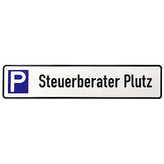Parkplatz,Schild,Parkschild,Parkplatzschild, WUNSCHTEXT INDIVIDUELL P144+