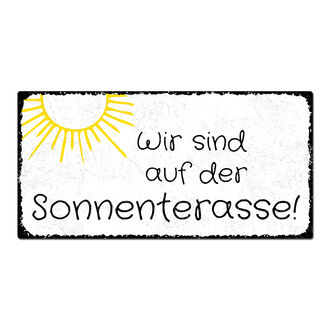 Vintage Style Blechschild Selbst Gestalten 200 X 100 Mm Weiss Small Schilder Online Kaufen