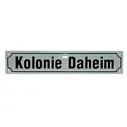 Emaille Straßenschild mit Wunschtext