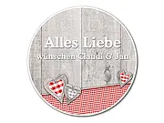 Dekoschild Alles Liebe