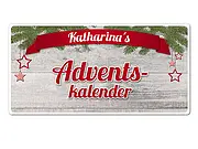 Adventskalender - Beispielschild Hüttentraum