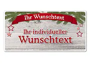 Dekoschild mit Wunschtext Serie Hüttentraum