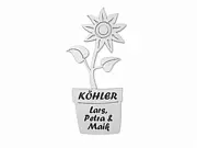 Edelstahlschild mit Klingel - Blume